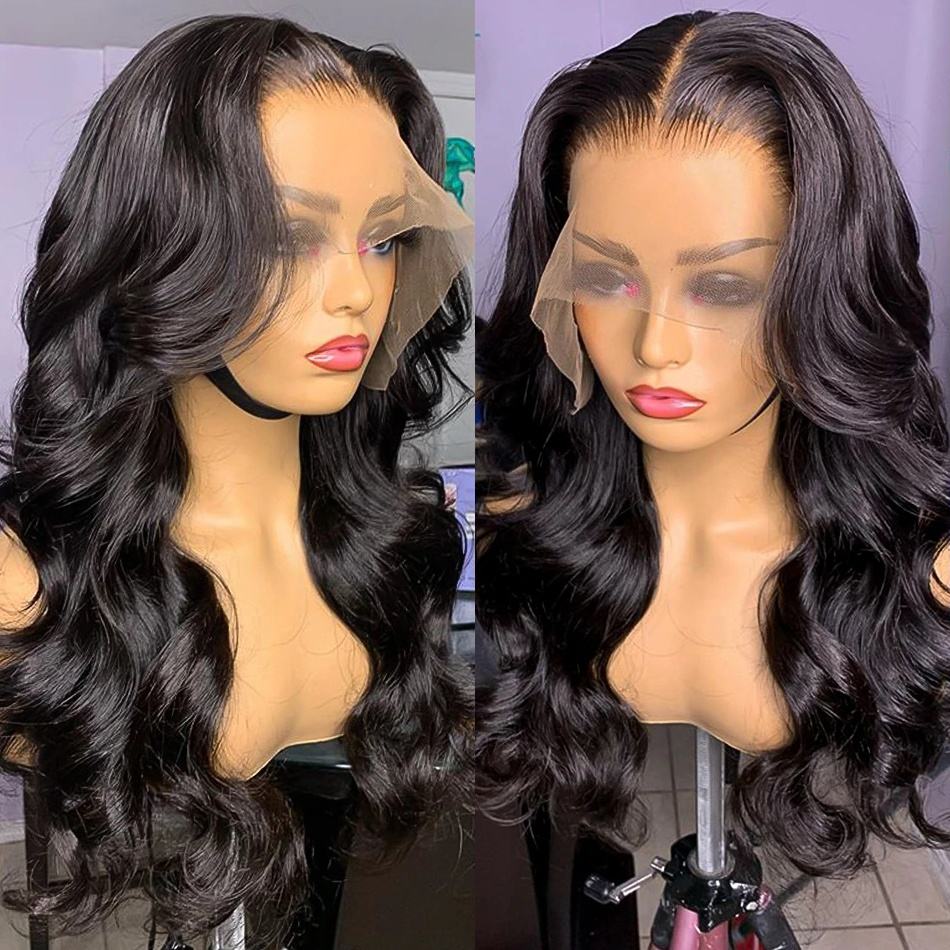 20” Body Wave 13×4 Frontal Wig – Glueless Pre-Cut Pre-Bleached