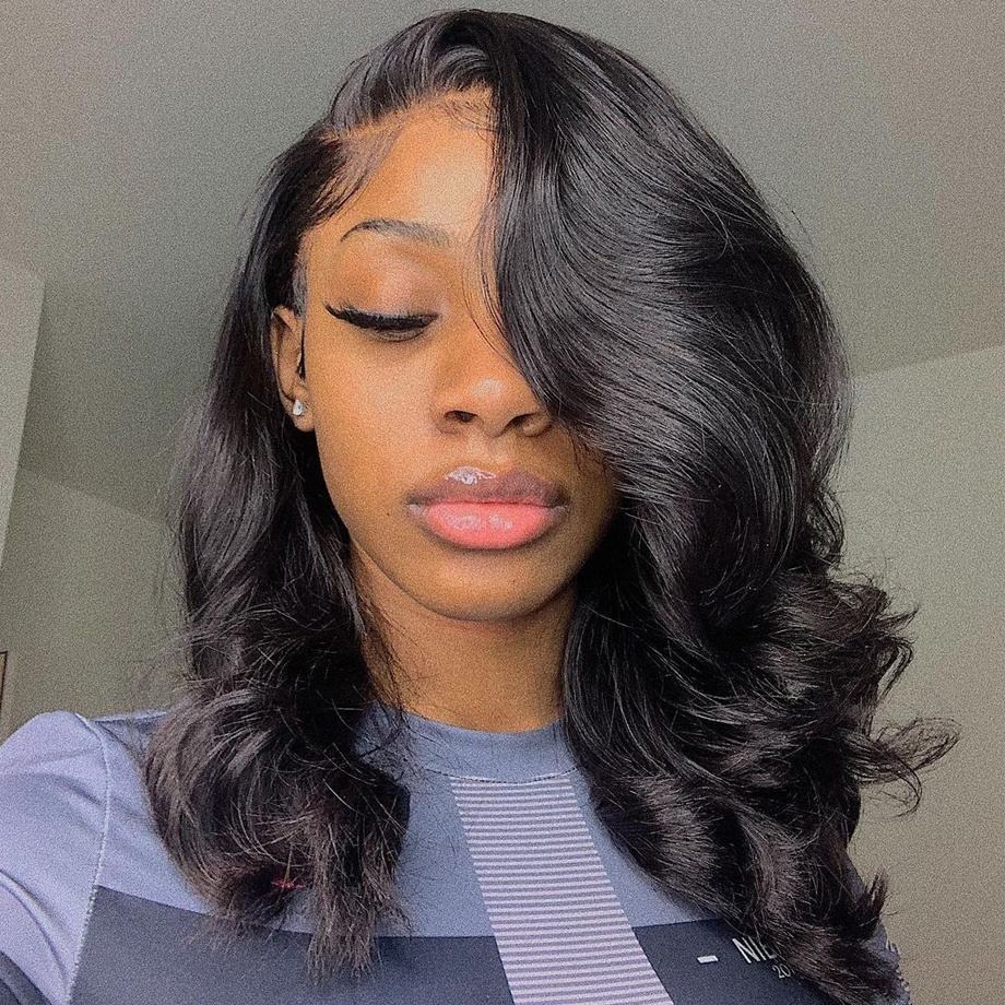20” Body Wave 13×4 Frontal Wig – Glueless Pre-Cut Pre-Bleached